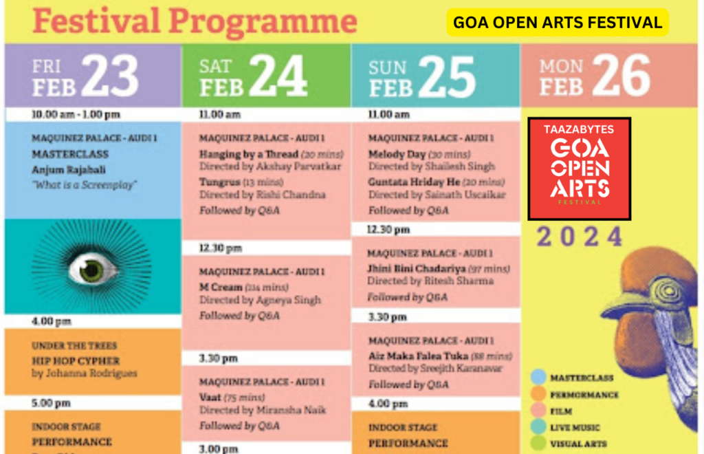 goa open arts festival 2024