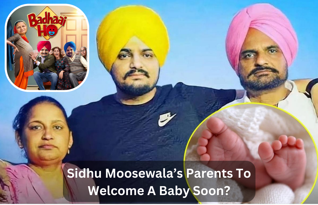 The parents of the late Punjabi singer Shubhdeep Singh Sidhu, also