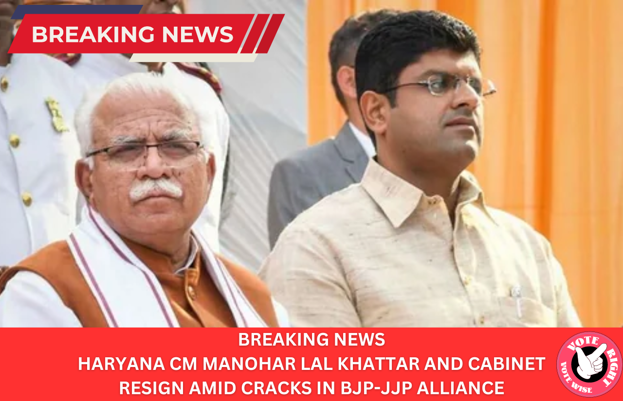 Haryana CM Khattar Resigned 